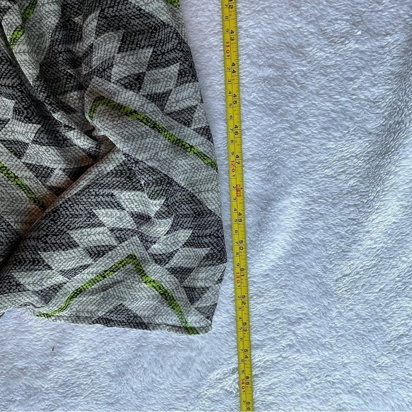 Mimi Chica Dress Grey Black Boho Southwest Maxi Size XS Western Print Sheer Long - Picture 12 of 12